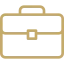 conceptual icon of a briefcase